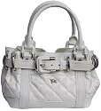 Burberry Baby Beaton Quilted White Leather Shoulder Bag 3200971