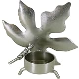 5 Branch Maple Leaf Metal Votive Candle Holder