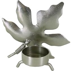 5 Branch Maple Leaf Metal Votive Candle Holder