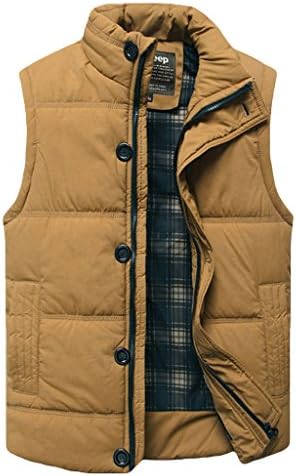 YDKZM Mens Padded Body Warmer Puffer Vest Active Body Warmer Gilet (Gift Idea)