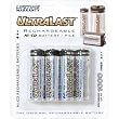 Ultralast AA Rechargeable NiCd Battery Retail Pack - 4 Pack
