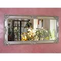 Gro�er Wandspiegel in silber Modell 'Barock' 60 x 120cm