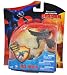 Dreamworks Movie Series "How to Train Your Dragon" Exclusive 4 Inch Tall Figure - RED DEATH with Rock Shaped Display Base_s-1