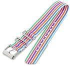 Timex Watch Bands T7B927GZ 20 -mm Weekender Replacement Strap Multicolor Stripe Watch Strap
