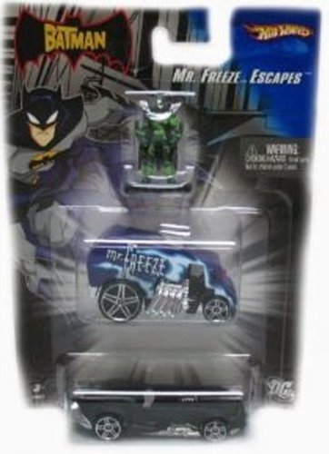  Hotwheels 1:64 Scale Batman Series The Joker's Last Laugh with Joker Mini Figure, Joker's Car and Batmobile