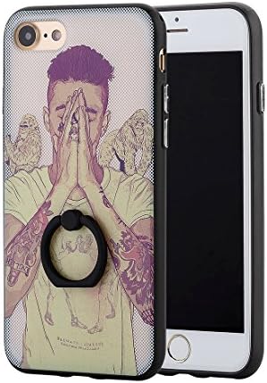 Iphone 7 Cases with Screen Protector,I SANG Iphone 7 Cover with Ring Kickstand-4.7"