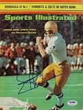 Notre Dame Joe Theismann Signed Sports Illustrated 71 Psa/dna #q12342 - Autographed NFL Magazines