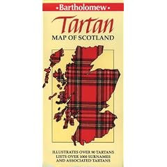 Collins Tartan Map of Scotland (Collins British Isles and Ireland Maps)