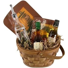 WINE AND CHEESE GIFT BASKET