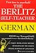 Berlitz Self-Teacher: German by Berlitz Editors
