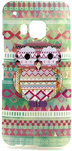 Noarks Ceslysun TPU Case for HTC One M9 , Soft Flexible Ultra Thin Gel TPU series Scratch-Proof Case with Free Stylus Pen For HTC One M9 (Colorful-Owl)