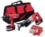 Factory-Reconditioned Milwaukee 6515-88 18-Volt Sawzall Ni-Cad Cordless 2-Tool Combo Kit