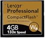 Lexar 4GB Professional 133X Compact Flash CF4GB-133-380