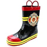 Fireman Kids Rain Boots
