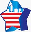 USA Star Auto Glass Sticker