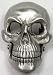Skull with Moveable Jaw Pewter Belt Buckle