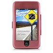 Aluminum Hard Case for Apple iPod Touch 8GB and 16GB MP3 Players with Belt Clip - Pink