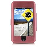 Aluminum Hard Case for Apple iPod Touch 8GB and 16GB MP3 Players with Belt Clip - Pink
