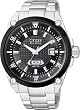 Citizen #BM5005-51E Men's Eco Drive 100M Stainless Steel Sports Watch