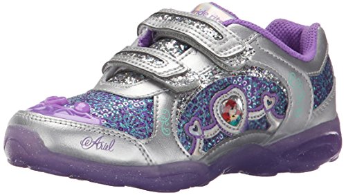 Stride Rite Disney Ariel A/C Light-Up Sneaker (Toddler/Little Kid), Purple, 13 M US Little Kid