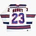 Chris Drury New York Rangers Autographed Authentic NHL Hockey Jersey (White Road)