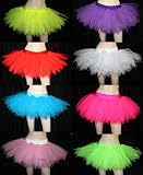 Brand New Neon UV 7 Layers Pointed Tutu Skirt - Available In 10 Colours! (Size 6 to 14)
