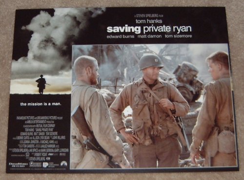 Saving Private Ryan - Tom Hanks - Matt Damon - Movie Poster Print