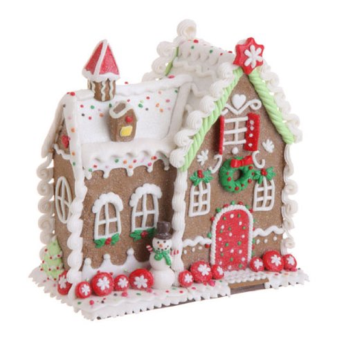 RAZ Imports – Multicolored Gingerbread House 8″ RAZ Imports – Multicolored Gingerbread House 8″