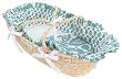 Hoohobbers Doll Moses Basket, Totally Turquoise