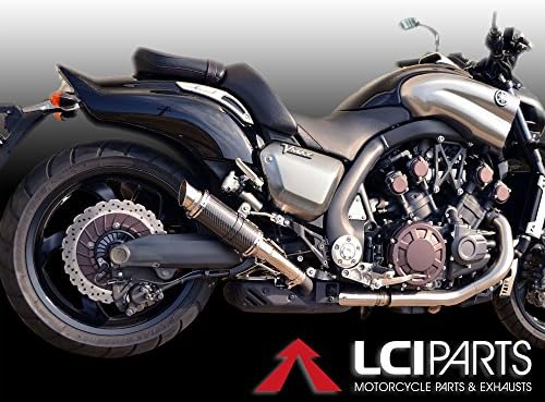 V-MAX1700 2009-2014 SHORT CARBON SLIP-ON MUFFLER