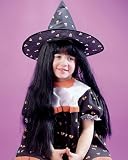 Costumes For All Occasions FW9244BK Wig Child Witch Black