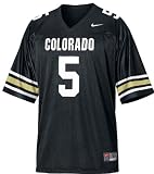 Nike Colorado Buffaloes Youth #5 Black Football Jersey (16/18)