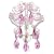 Tadpoles Night Light Chandelier in Pink Sapphire