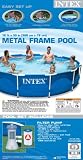 Intex Family Size Round Metal Frame Pool Set