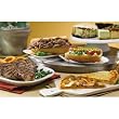 Chicago Sampler Assortment (Porterhouse, Pizza, Hot Dogs, Italian Beef, and Variety Cheesecake) from Entrees to Excellence