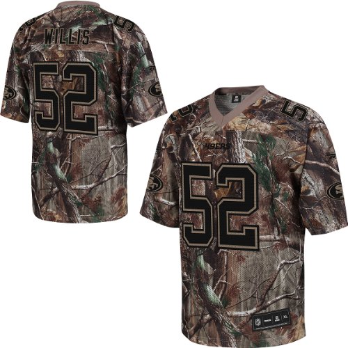 Reebok San Francisco 49ers Patrick Willis Realtree Replica Jersey Medium