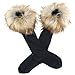 ECOSCO Women Soft Cozy Fuzzy Faux Fur Leg Warmers Socks Boots Cuffs Cover