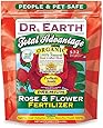 Dr. Earth 702P Organic 3 Rose & Flower Fertilizer in Poly Bag, 4-Pound