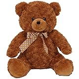 不二貿易 熊 ぬいぐるみ 座高40cm ブラウン 22579