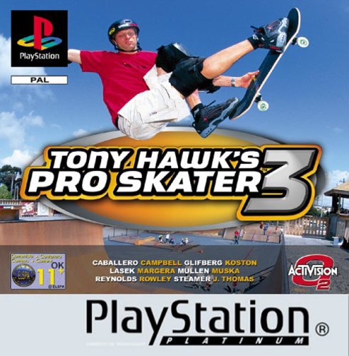 Childrens Toyshop  Video Games : Tony Hawk's Pro Skater 3 Platinum (PSone)