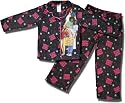High School Musical "Musical Stars" Black/Pink coat-style pajamas for girls - CLEARANCE
