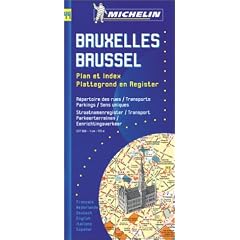 Michelin Brussels Street Map No. 44 (Michelin Maps & Atlases)