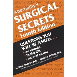 Click here to buy Abernathy's Surgical Secrets (Secrets (Rittenhouse)) by Alden H. Harken.