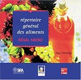 REGAL-MICRO - R�pertoire g�n�ral des aliments (Logiciel-produit)