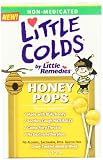 Little Colds Honey Pops Lollipop, Natural Honey, 10 Count
