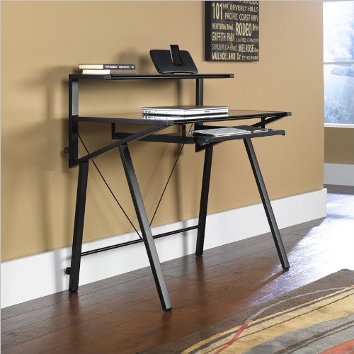 Sauder Vector Computer Desk - Black On Sale