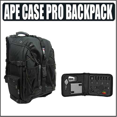Ape Case Pro Backpack plus Accessory Outfit for Laptops