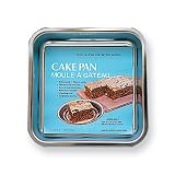 SCI Scandicrafts Square Cake Pan 8.25-inch by 8.25-inch, Stainless Steel