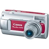 Photo : Canon PowerShot A470 7.1 MP Digital Camera with 3.4x Optical Zoom (Red)