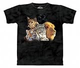 The Mountain Mens Top Cats Short Sleeve Tee